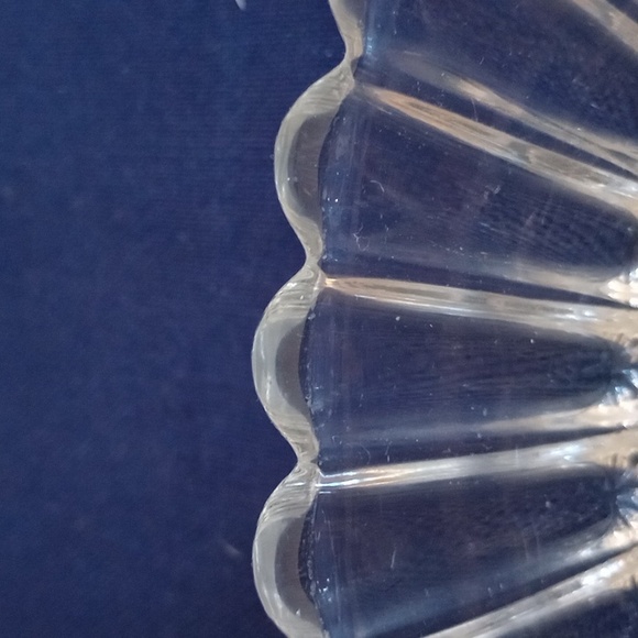 HEISEY CRYSTOLITE PATTERN PRESSED GLASS OVAL BOWL MADE BETWEEN 1938 AND 1957. - Picture 8 of 8